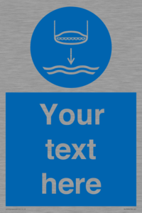 Custom Lower lifeboat to the water in launch sequence